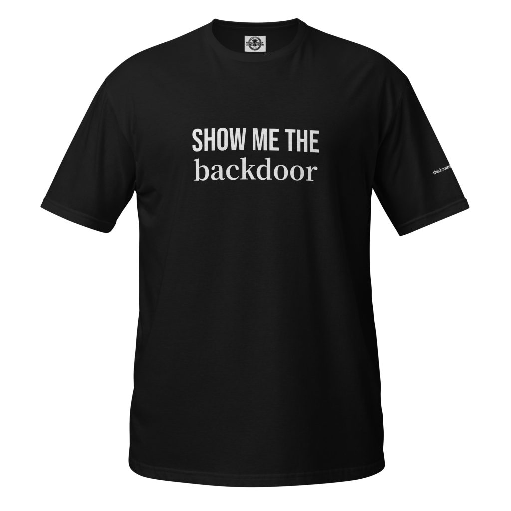 Show me the backdoor