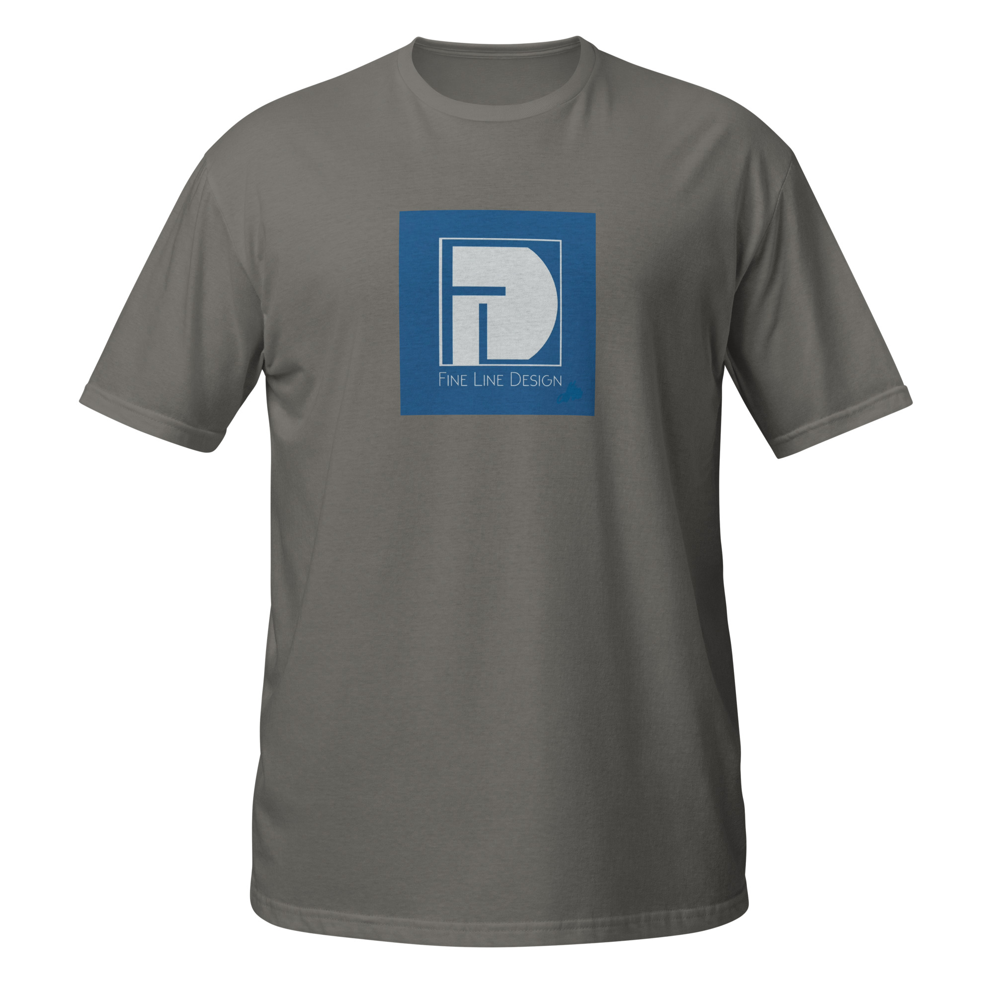 unisex-basic-softstyle-t-shirt-charcoal-front-6a6a51e5b18c9.jpg Fine Line Design - design 1 - Image 5