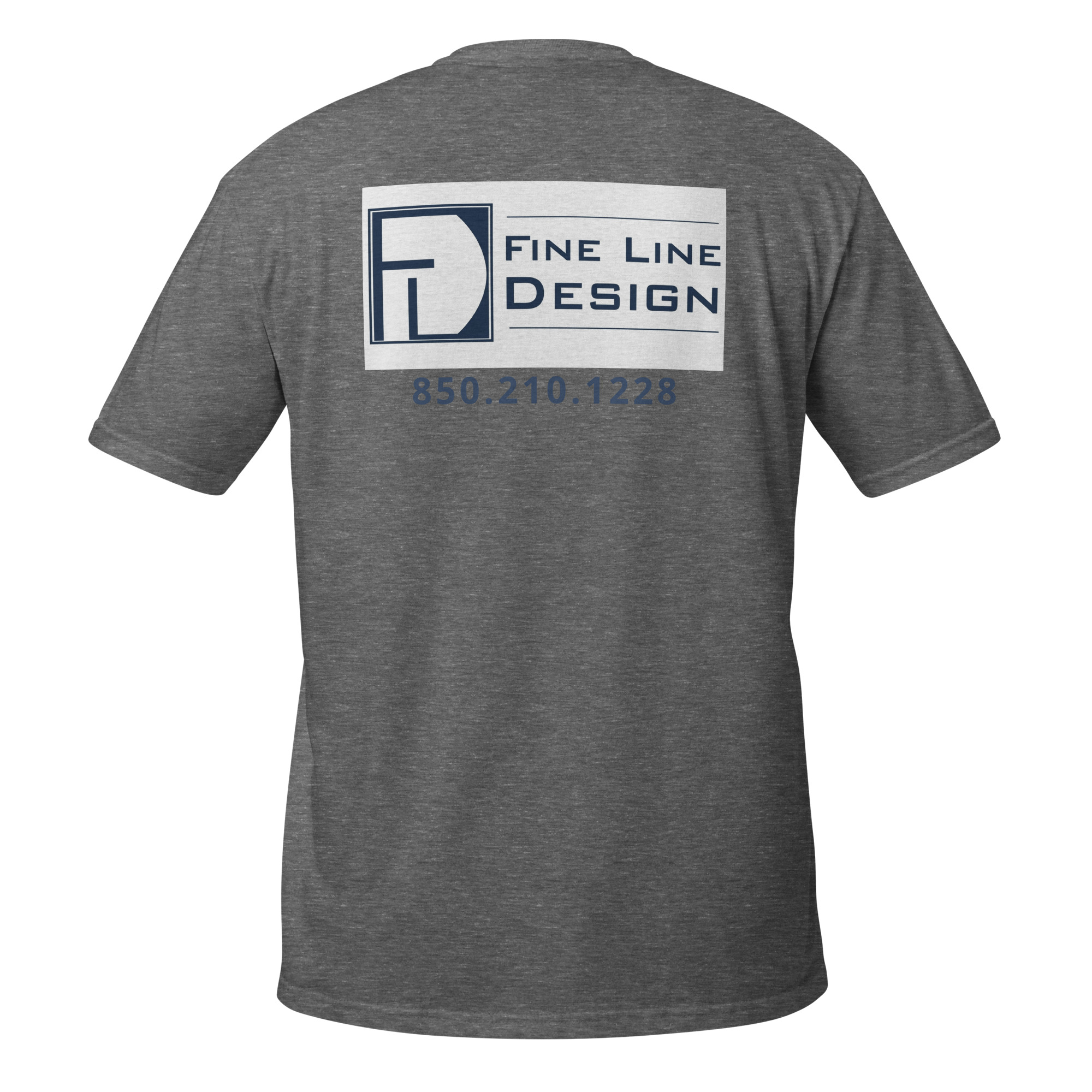unisex-basic-softstyle-t-shirt-graphite-heather-back-6a6a51e5b2622.jpg Fine Line Design - design 1 - Image 10