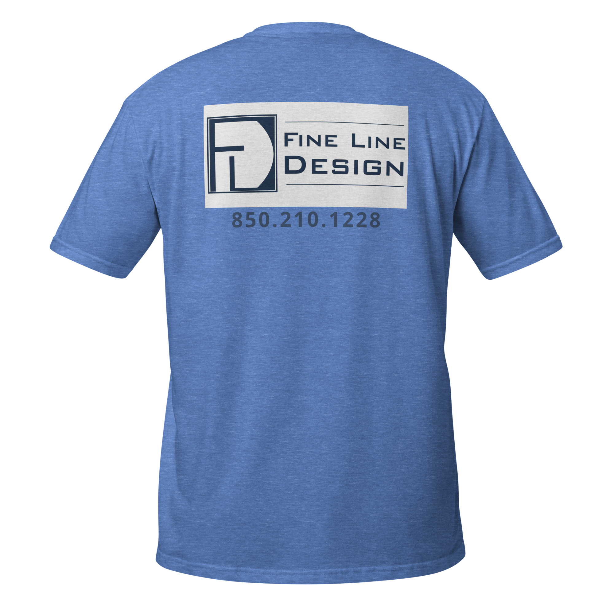 unisex-basic-softstyle-t-shirt-heather-royal-back-6a6a51e5b2542.jpg Fine Line Design - design 1 - Image 13
