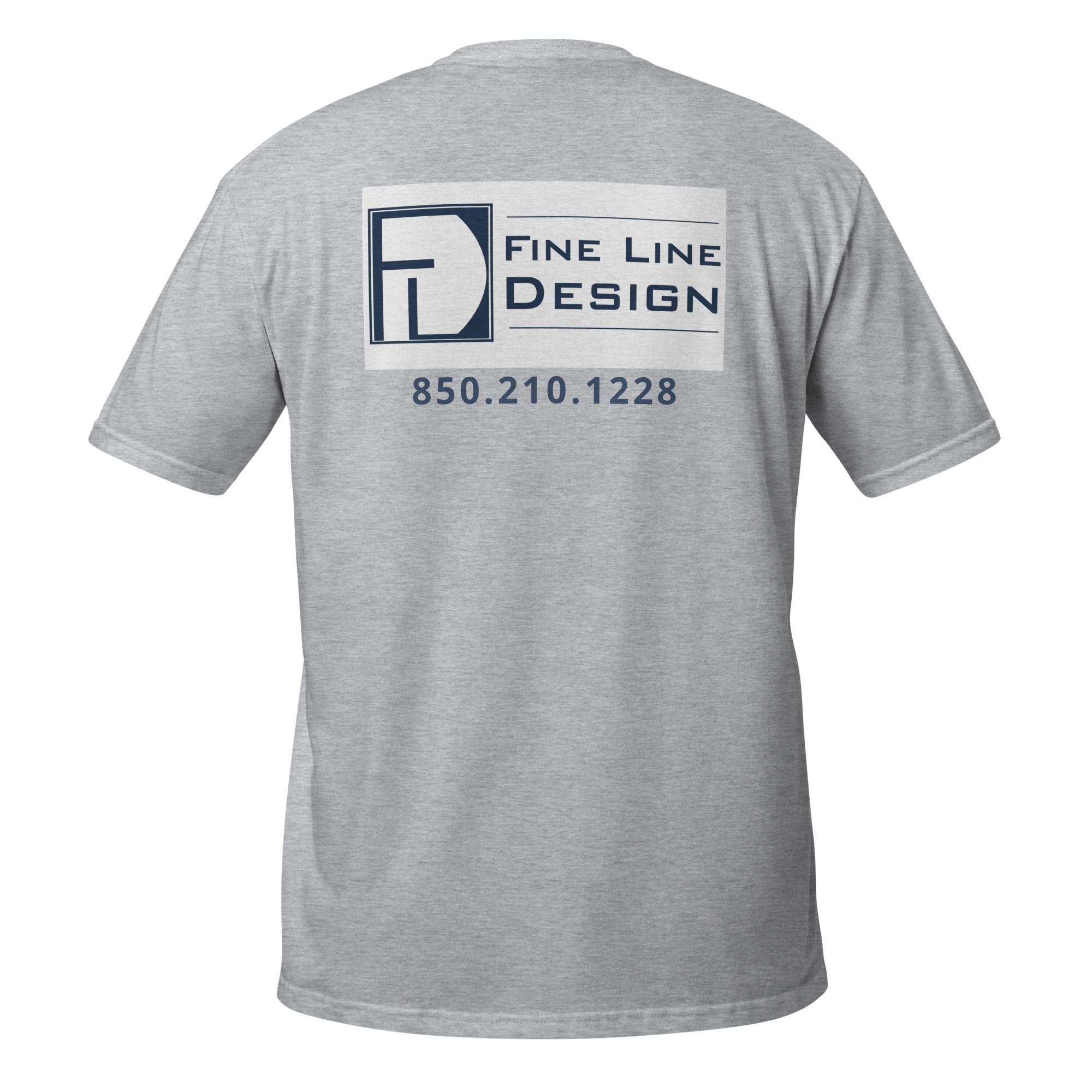 unisex-basic-softstyle-t-shirt-sport-grey-back-6a6a51e5b25ae.jpg Fine Line Design - design 1 - Image 15
