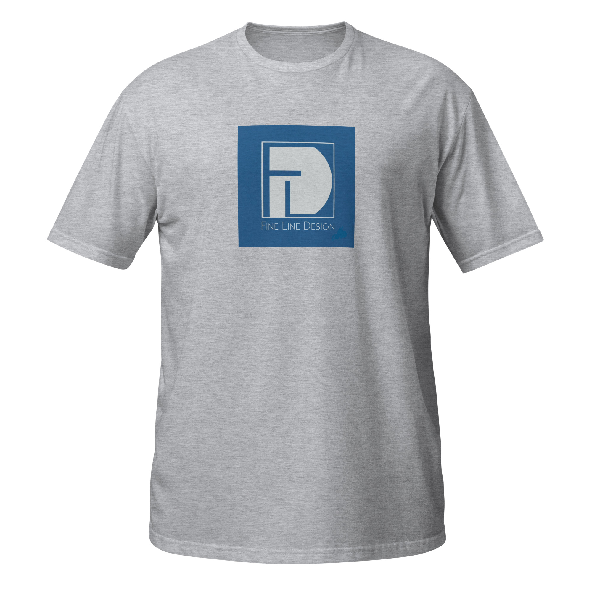 unisex-basic-softstyle-t-shirt-sport-grey-front-6a6a51e5b19a2.jpg Fine Line Design - design 1 - Image 8