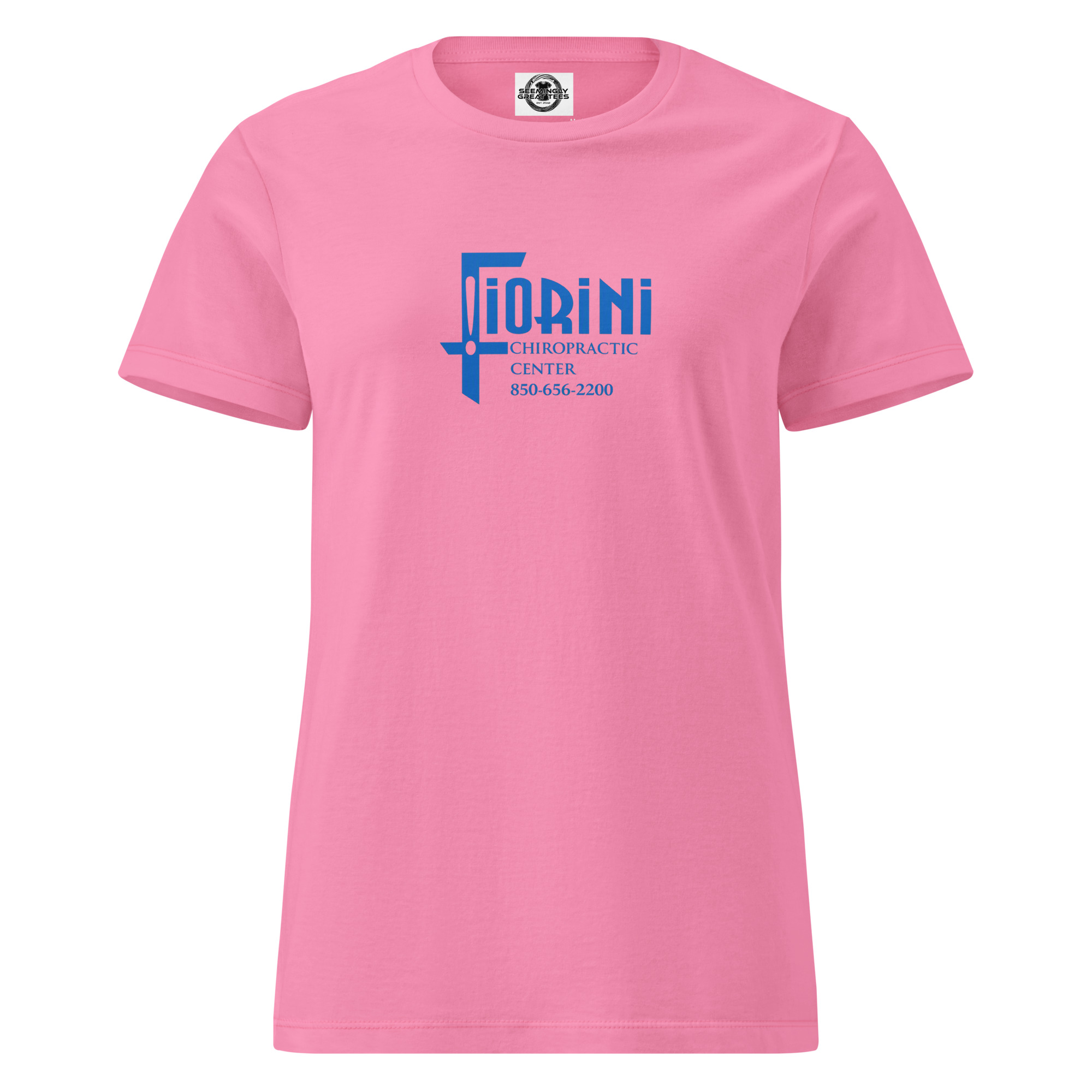 womens-basic-softstyle-t-shirt-azalea-front-6a6ba51778fe0.jpg Fiorini Chiropractic Center - design idea 1 - Image 32