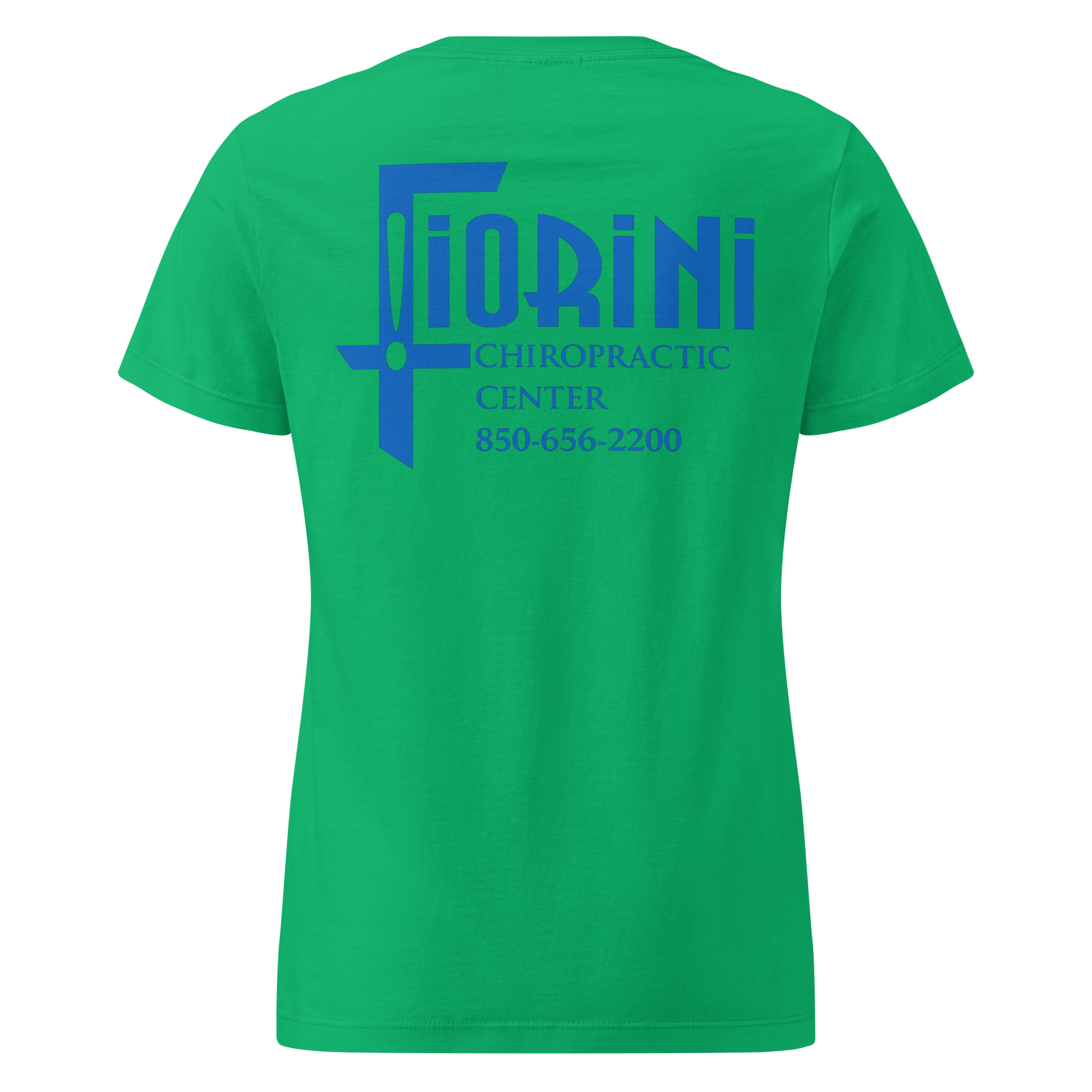 womens-basic-softstyle-t-shirt-irish-green-back-6a6a6f05916f4.jpg Fiorini Chiropractic Center - design idea 1 - Image 4