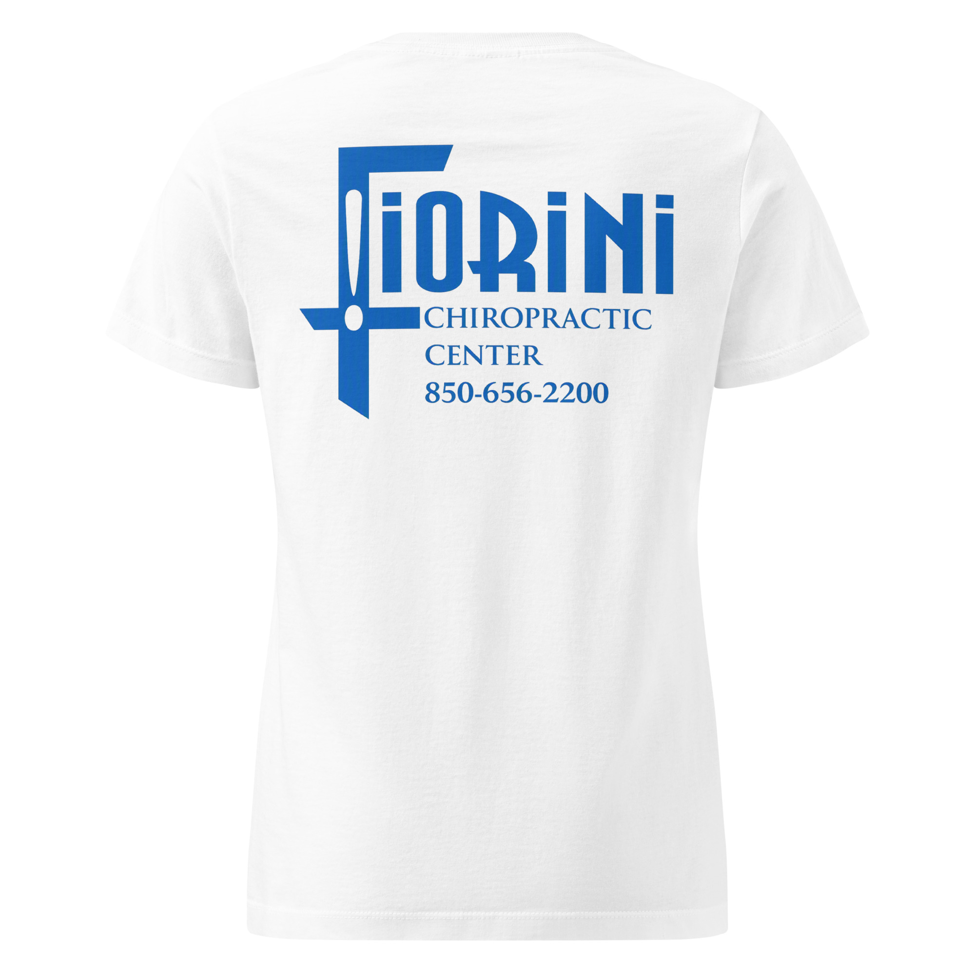 womens-basic-softstyle-t-shirt-white-back-6a6a6f05917a9.jpg Fiorini Chiropractic Center - design idea 1 - Image 7
