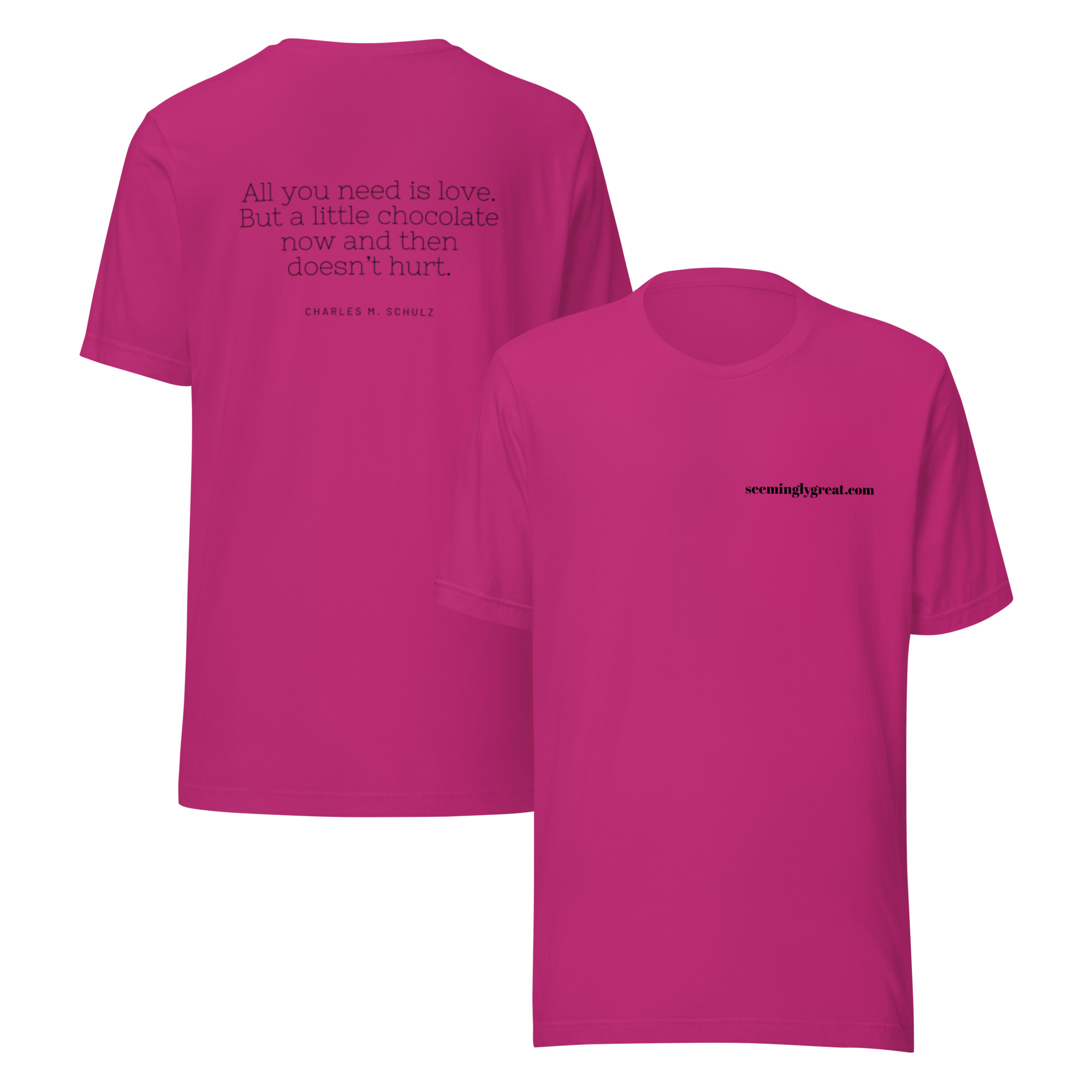All You Need is Love... And Chocolate Tee - Image 86