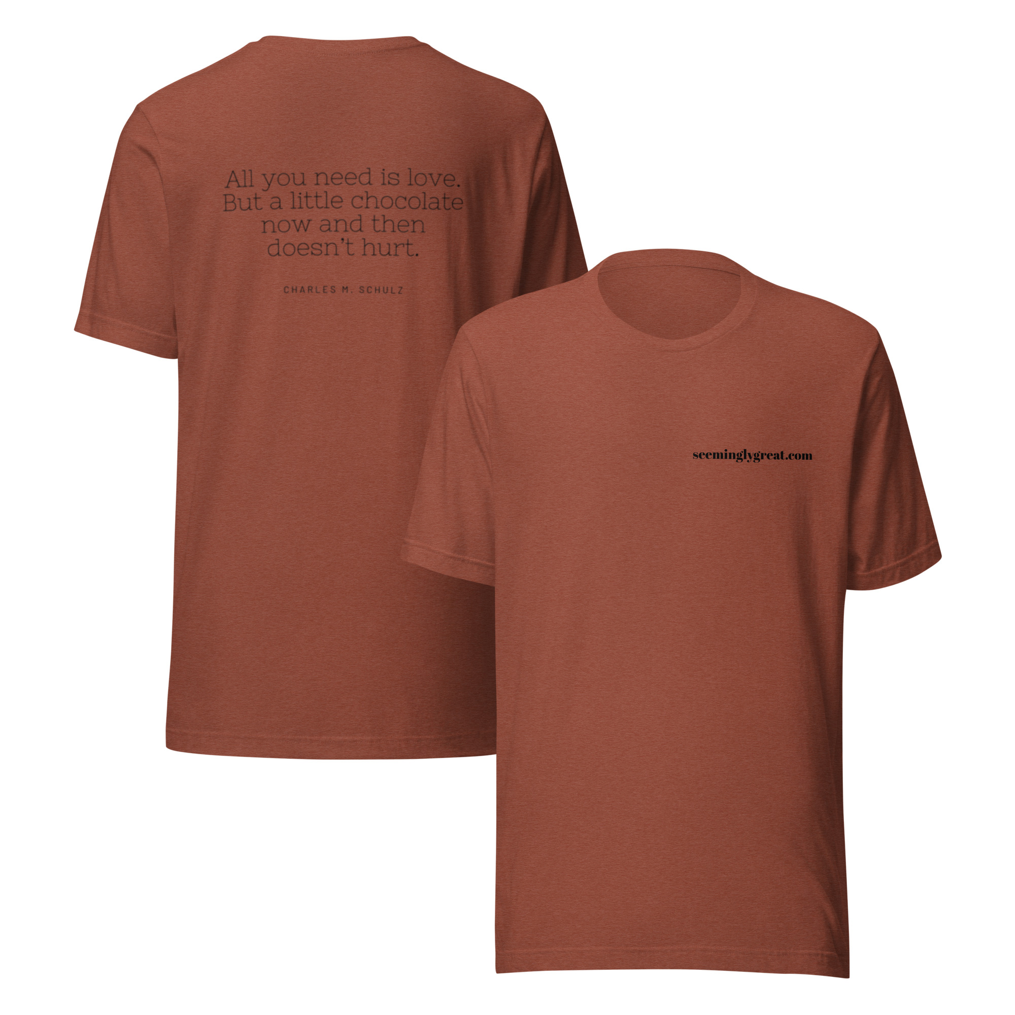 All You Need is Love... And Chocolate Tee - Image 87