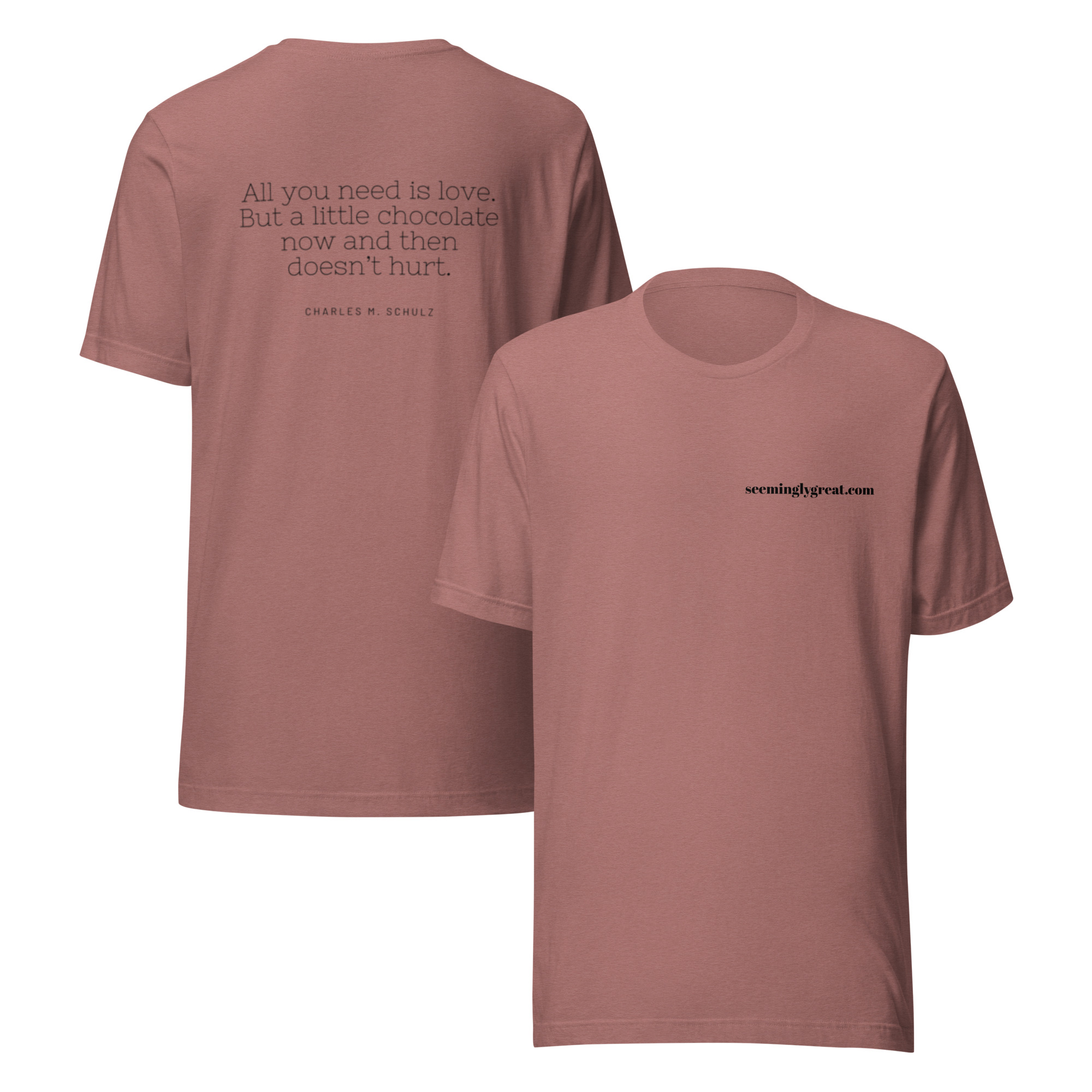All You Need is Love... And Chocolate Tee - Image 90
