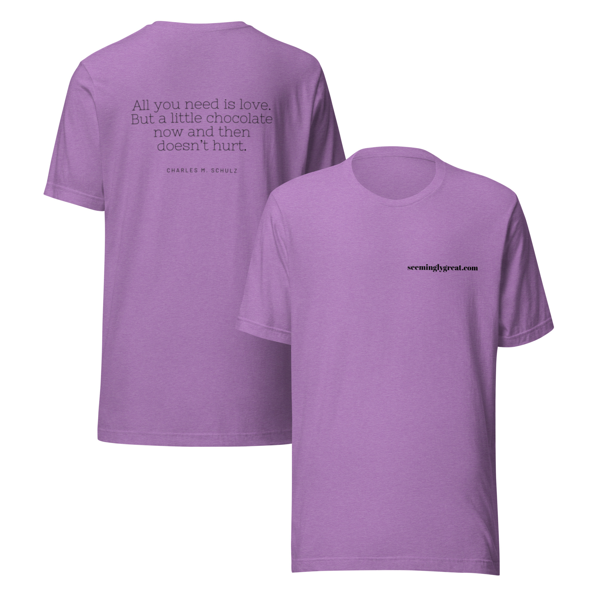 All You Need is Love... And Chocolate Tee - Image 95
