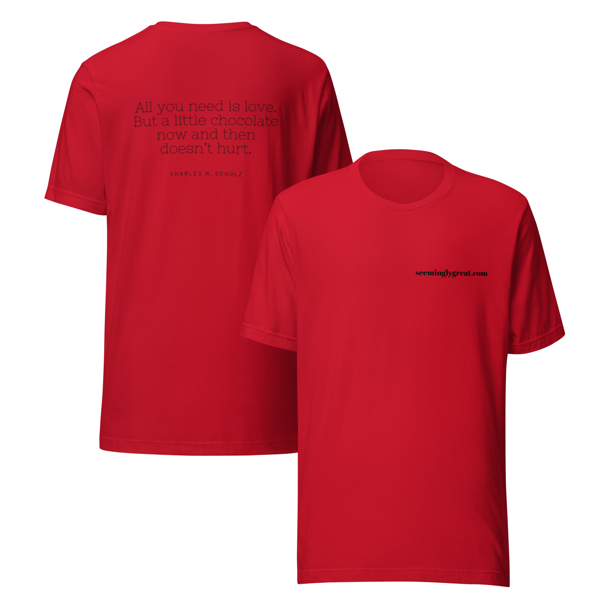 All You Need is Love... And Chocolate Tee - Image 85